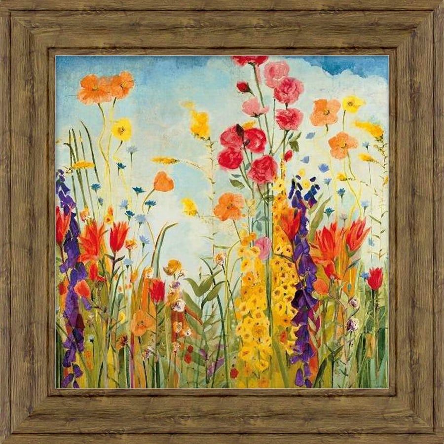 Framed Floral Print At Lowes Pertaining To Wall Framed Art Prints (View 10 of 15)