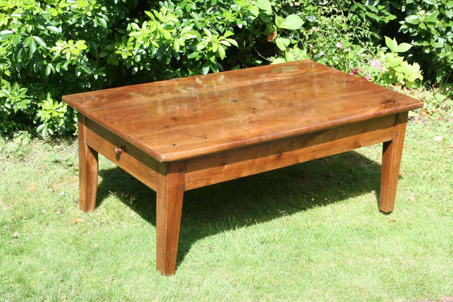 French Cherry Wood Coffee Table Intended For Heartwood Cherry Wood Coffee Tables (View 9 of 15)