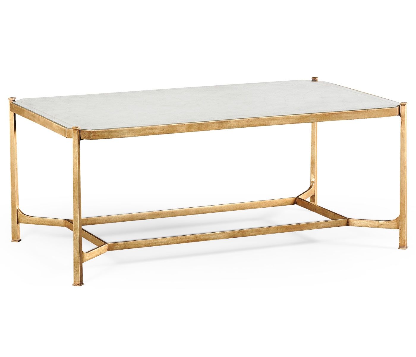 French Glass Gold Coffee Table | Swanky Interiors Within Antique Gold And Glass Coffee Tables (View 15 of 15)