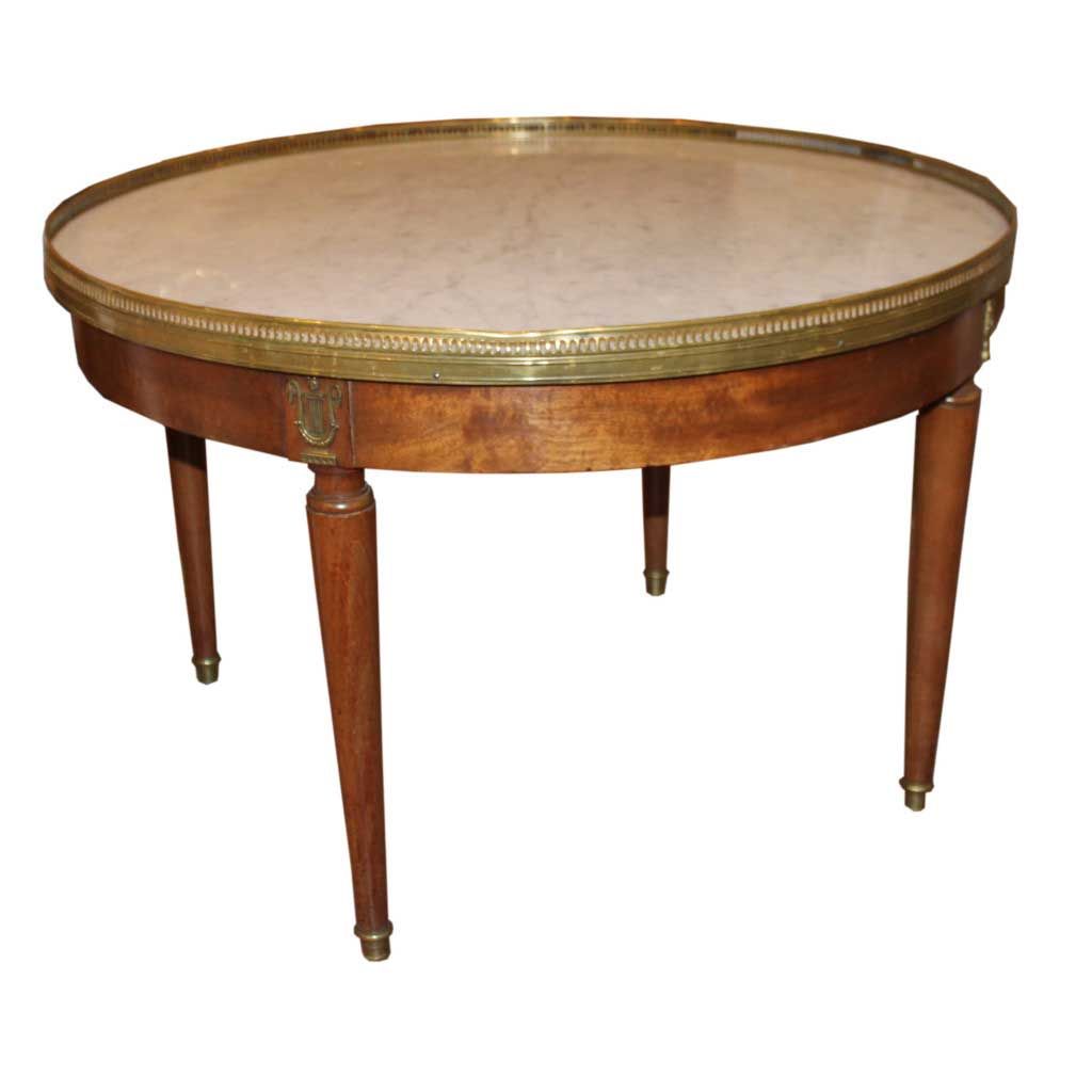 French Marble Top Coffee Table At Foxglove Antiques For Marble Top Coffee Tables (View 11 of 15)