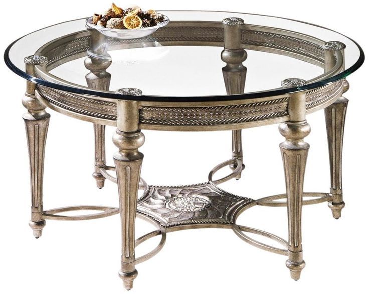 Galloway Subtle Gold Round Cocktail Table | Round Cocktail With Regard To Antique Brass Round Cocktail Tables (View 12 of 15)