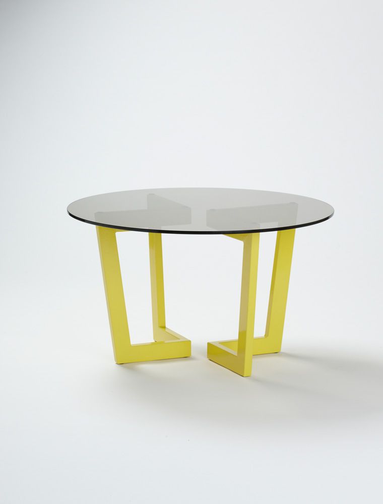 Glass Top Rest Coffee Table | Jasper Eales Original | A Within Yellow And Black Coffee Tables (View 14 of 15)