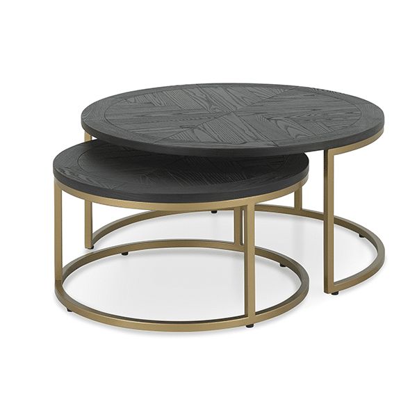 Gold Statement Coffee Table – Charles 130cm Art Deco Black With Gray And Gold Coffee Tables (View 7 of 15)