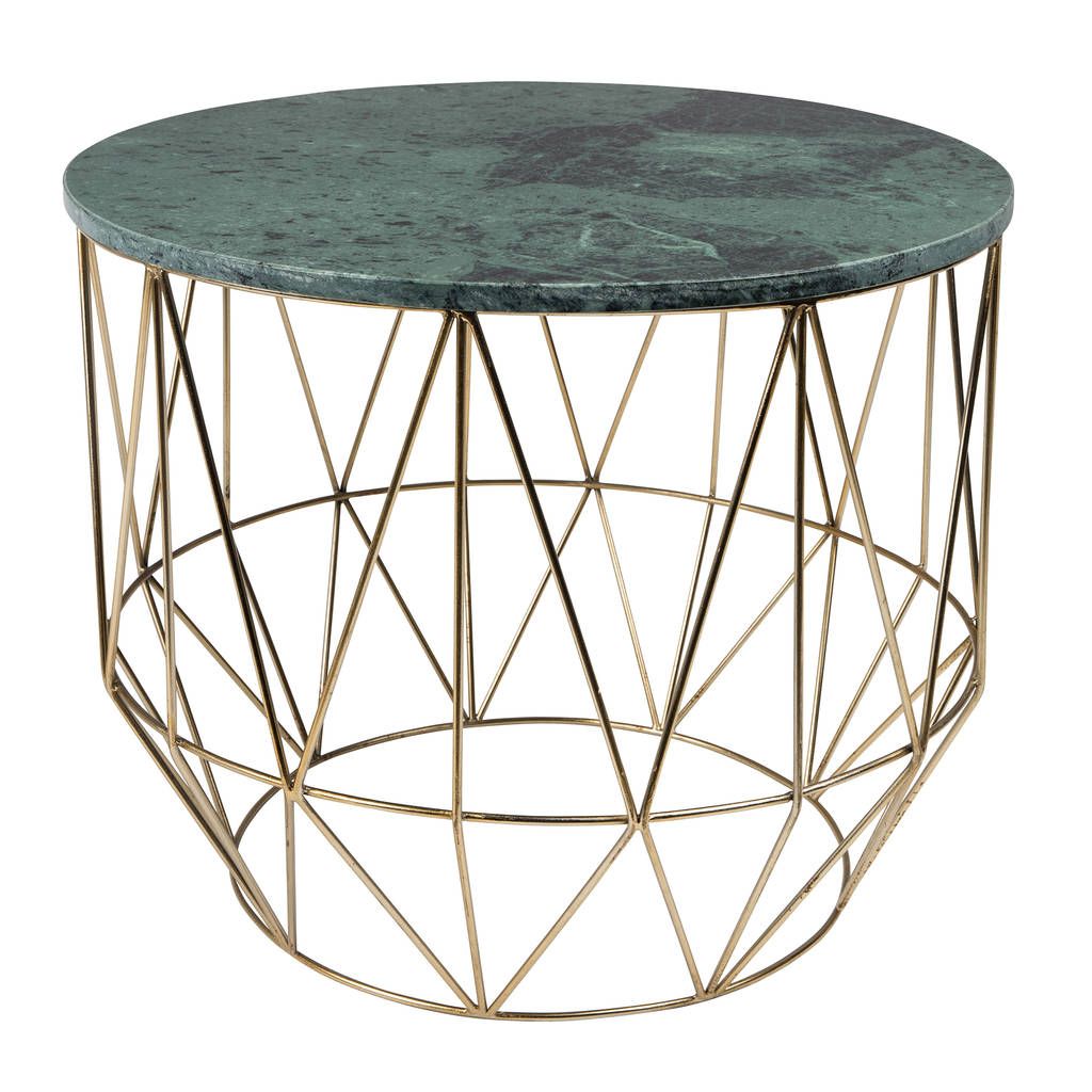 Green Marble Coffee Table With Geometric Base With Regard To Geometric White Coffee Tables (View 10 of 15)