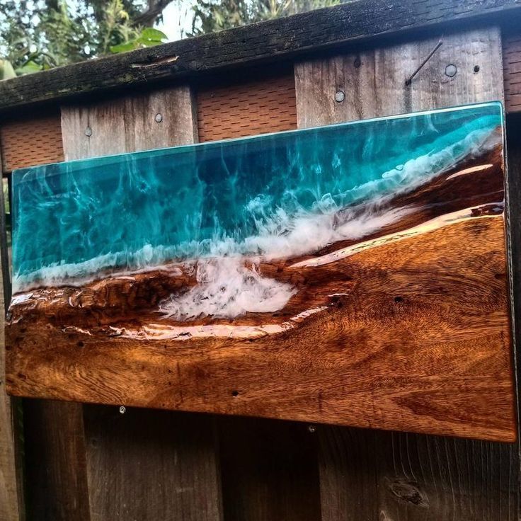 Hawaiian Wood Live Edge Ocean Wall Art | Etsy | Ocean Wall Within Hawaii Wall Art (View 12 of 15)