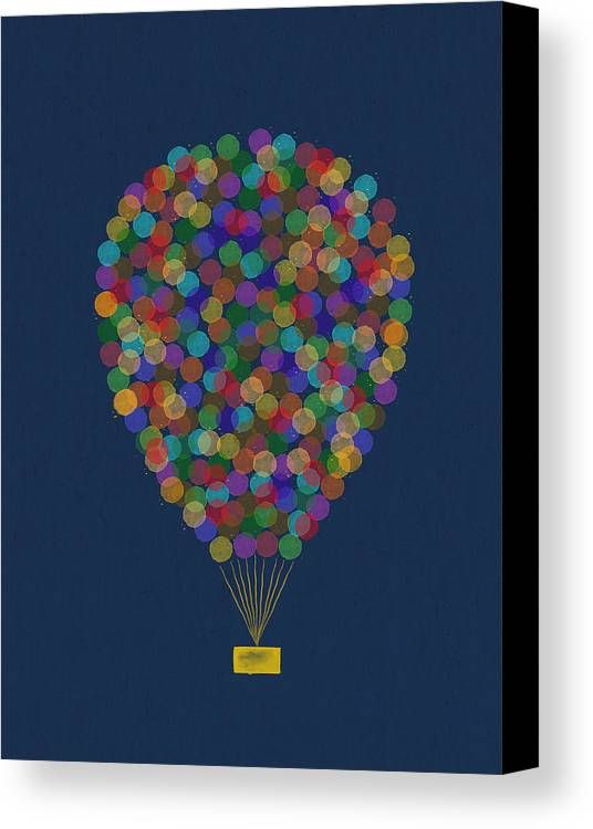 Hot Air Balloon Canvas Print / Canvas Artaged Pixel Intended For Balloons Framed Art Prints (View 11 of 15)