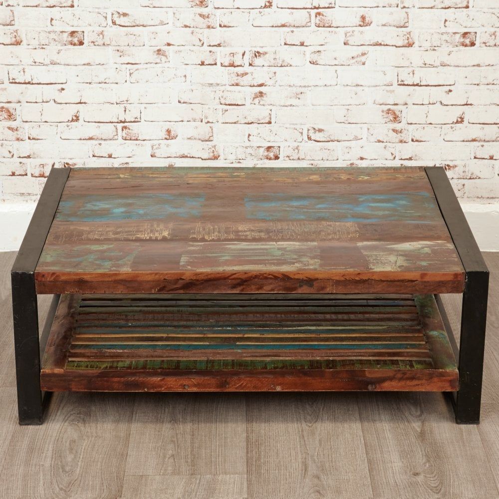 Hugo & Isaac Hoffman Rectangular Coffee Table, Reclaimed With Wood Rectangular Coffee Tables (View 8 of 15)