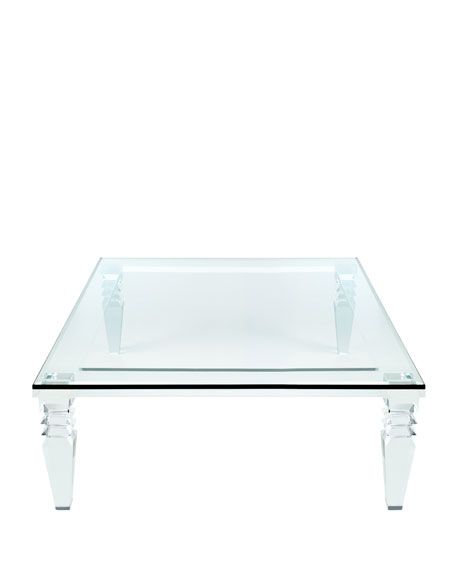 Interlude Home Christelle Acrylic Coffee Table With Regard To Silver And Acrylic Coffee Tables (View 13 of 15)