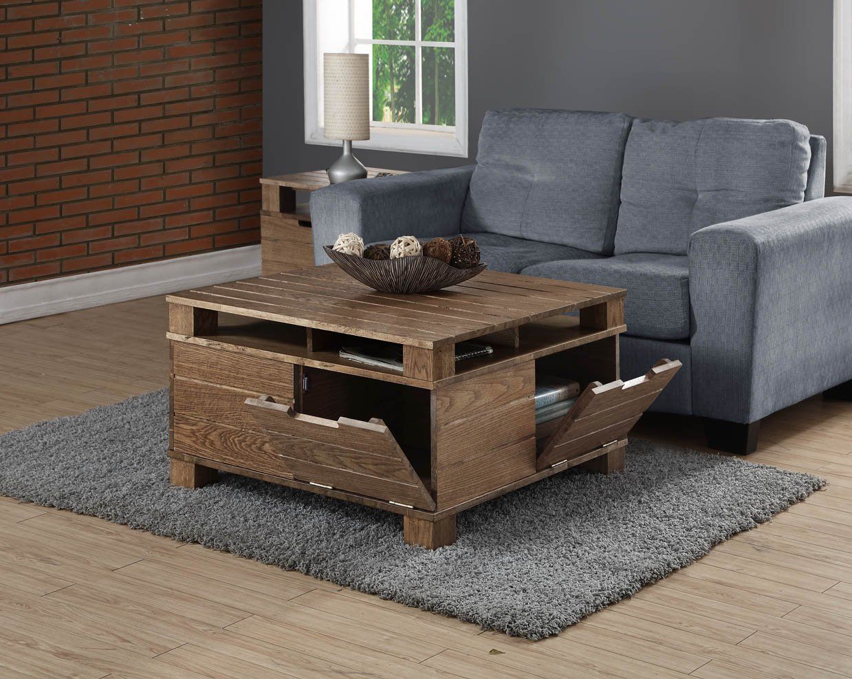 Jual Rustic Oak Solid Wood Coffee Table At Barnitts Online With Wood Coffee Tables (Photo 5 of 15)