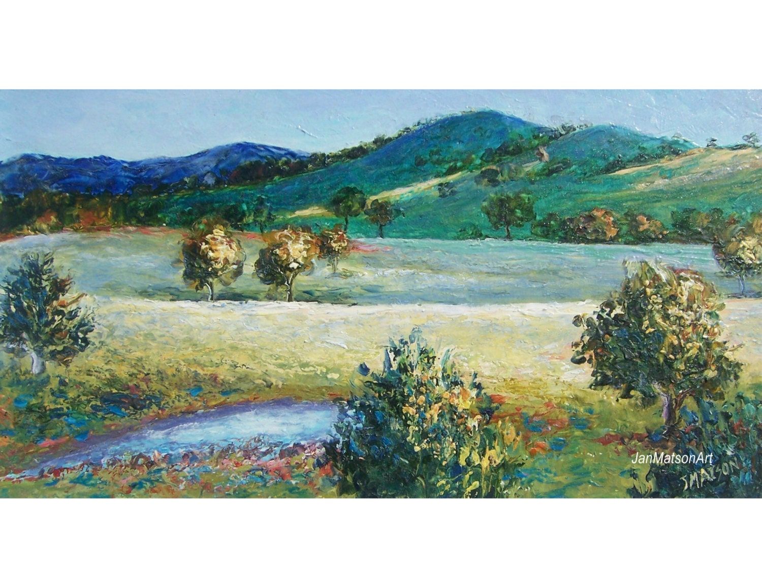 Landscape Painting Framed Art Australian Landscape Country For Landscape Framed Art Prints (View 3 of 15)