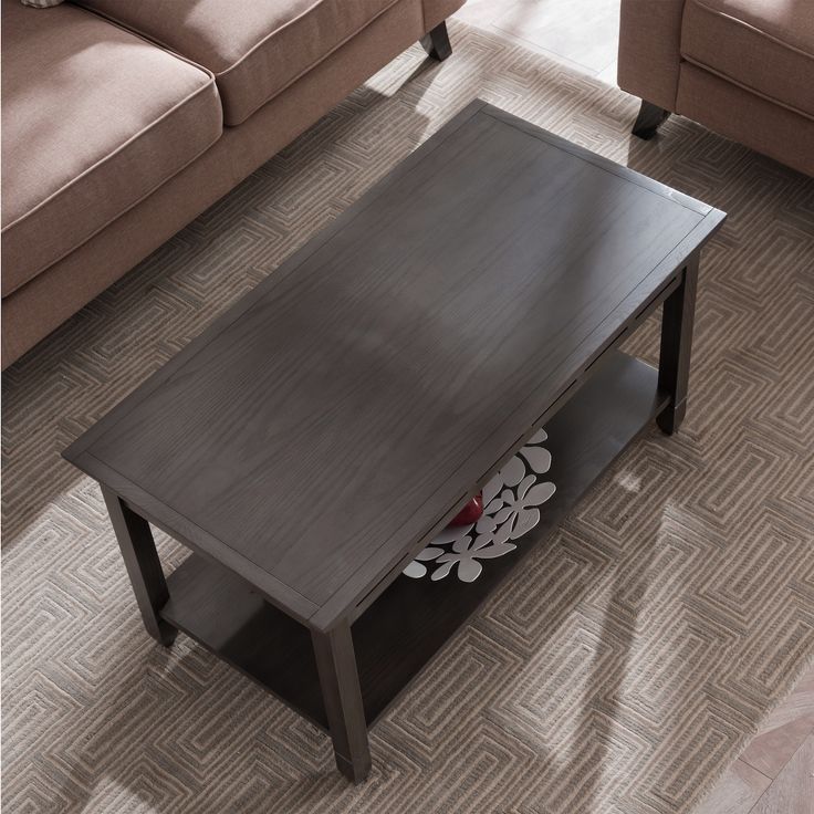 Leick Furniture Rustic Slate Finish Coffee Table | Coffee Regarding Rustic Bronze Patina Coffee Tables (View 6 of 15)