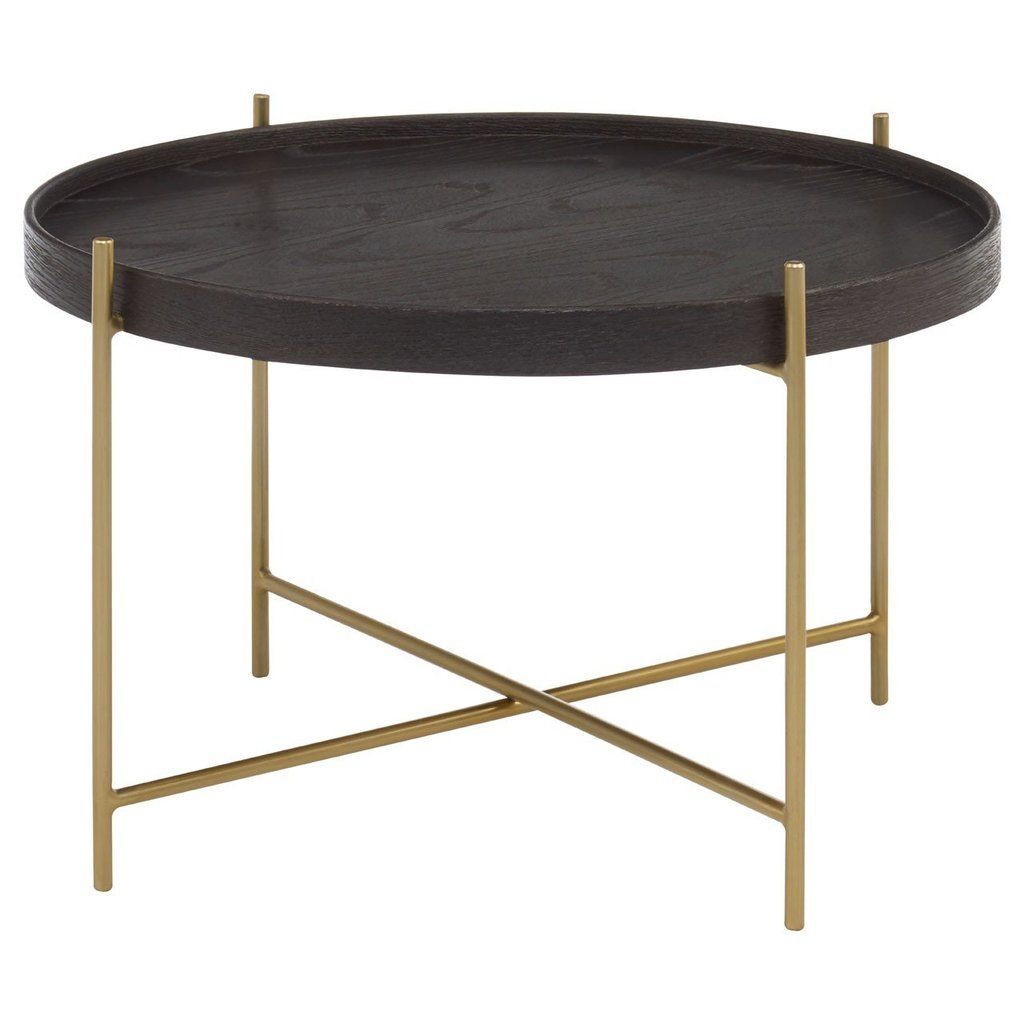 Lena Black And Gold Side Table In 2020 | Gold Side Table With Black And Gold Coffee Tables (View 3 of 15)