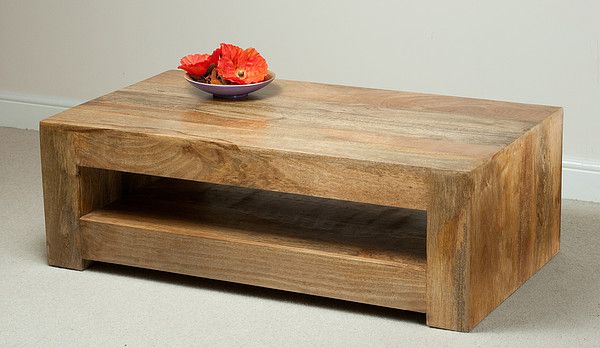 Mantis Light Natural Solid Mango Coffee Table – Divaloo For Natural Mango Wood Coffee Tables (View 8 of 15)