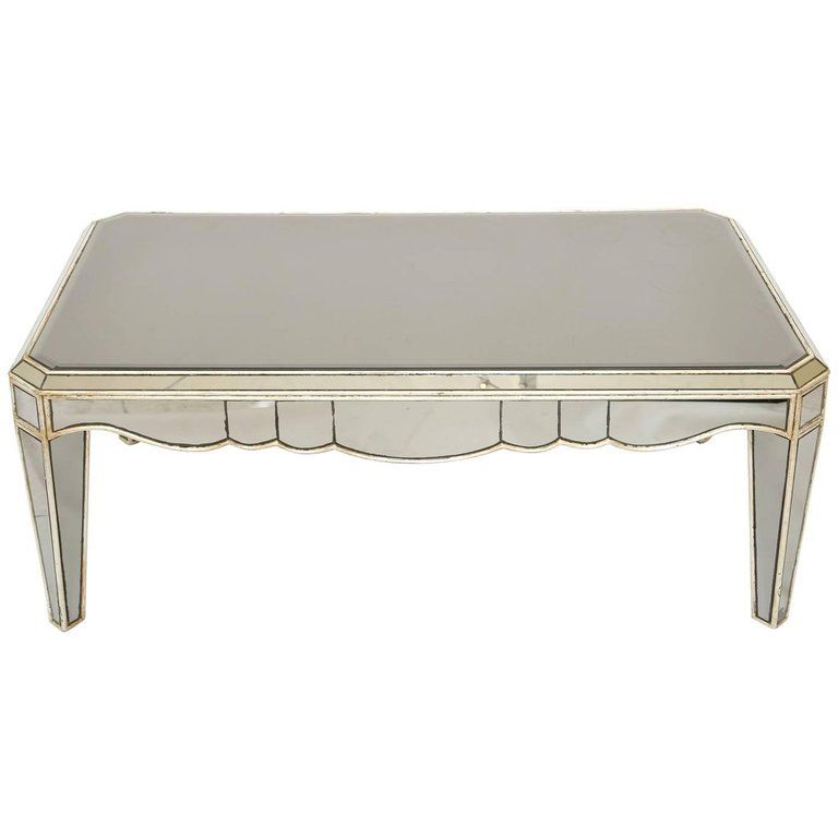 Mirror Clad Cocktail Table : On Antique Row – West Palm For Mirrored And Silver Cocktail Tables (View 9 of 15)