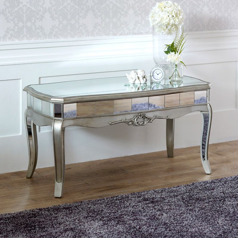 Mirrored Coffee Table – Tiffany Range – Melody Maison® Throughout Mirrored Modern Coffee Tables (View 8 of 15)