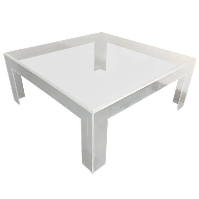 Modern Lucite Coffee Table | Coffee Table, Lucite Coffee Intended For Acrylic Modern Coffee Tables (View 12 of 15)