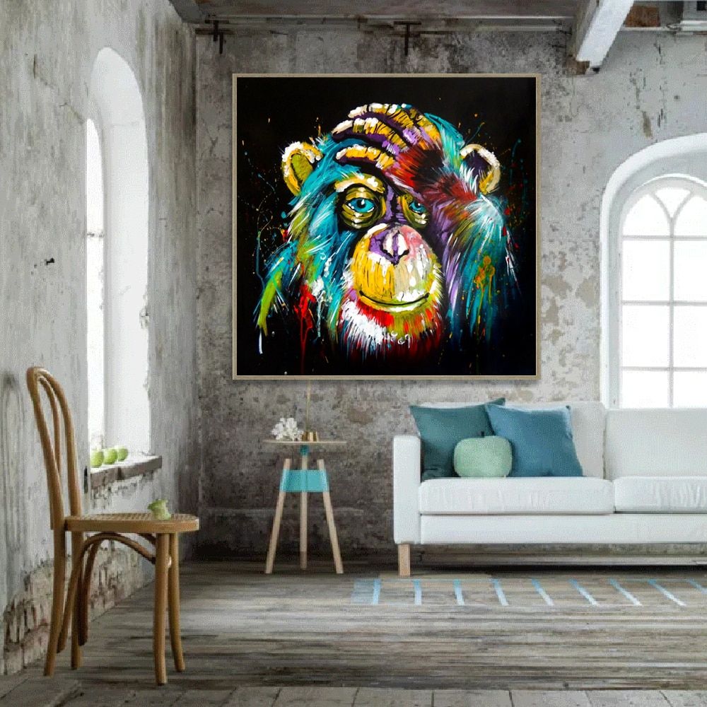 Modern Pop Wall Art Decorative Canvas Prints Colorful Throughout Colorful Framed Art Prints (View 15 of 15)