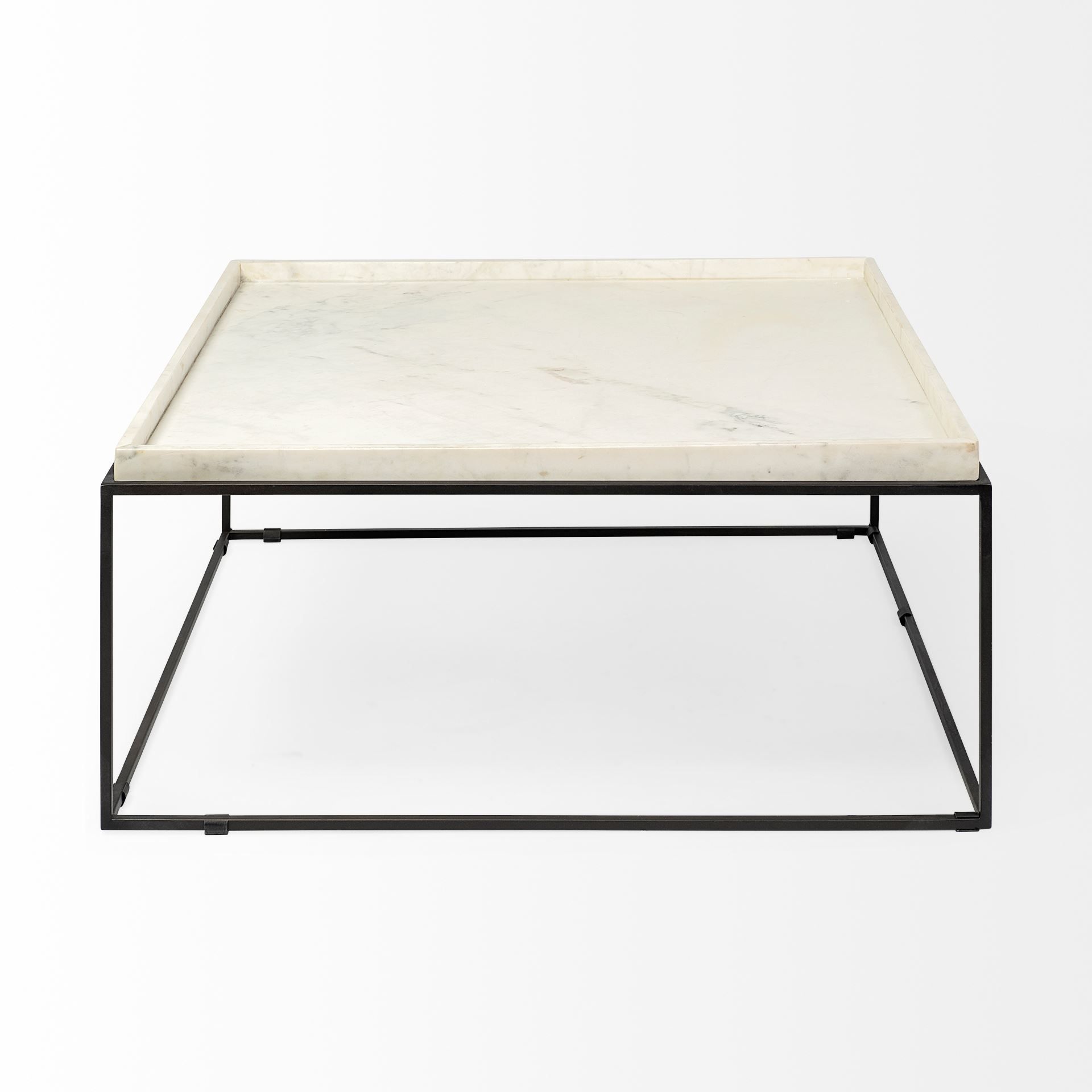 Featured Photo of 15 Photos Black Metal and Marble Coffee Tables