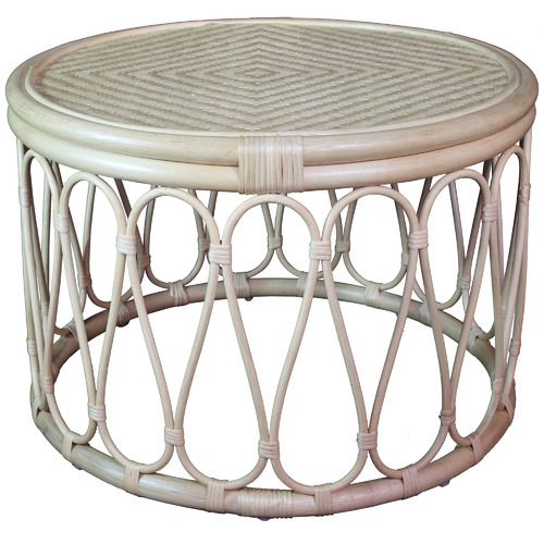 Natural Loop Rattan Coffee Table | Temple & Webster Intended For Natural Woven Banana Coffee Tables (View 13 of 15)