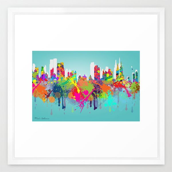 New York, New York Framed Art Print (with Images) | Framed Intended For New York City Framed Art Prints (View 9 of 15)