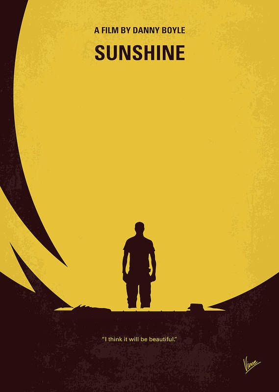 No947 My Sunshine Minimal Movie Poster Posterchungkong Art Regarding Sunshine Framed Art Prints (View 2 of 15)