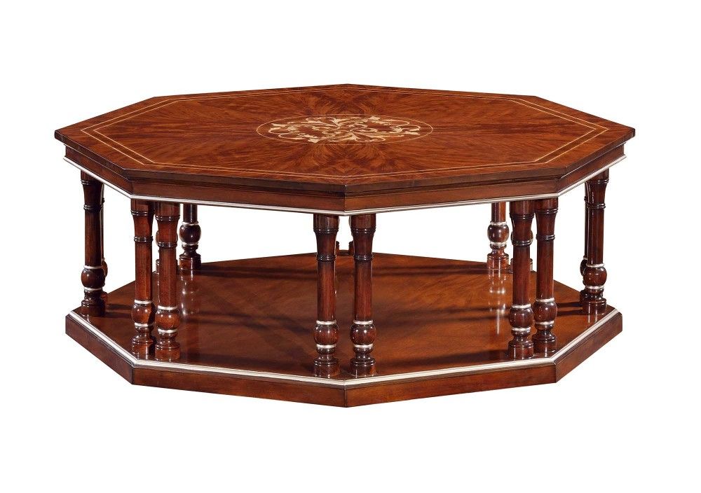 Octagon Wood Table,solid Wood Octagon Coffee Table With Regard To Octagon Coffee Tables (View 11 of 15)