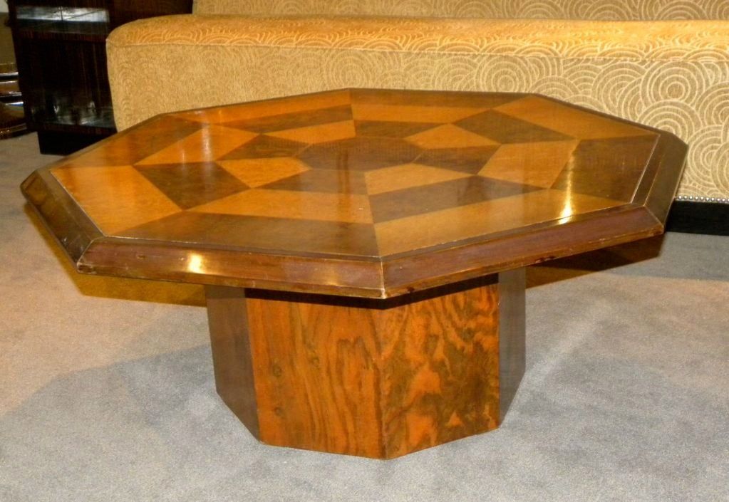 Original Two Tone Octagon Coffee Table For Sale At 1stdibs Regarding Octagon Coffee Tables (View 5 of 15)