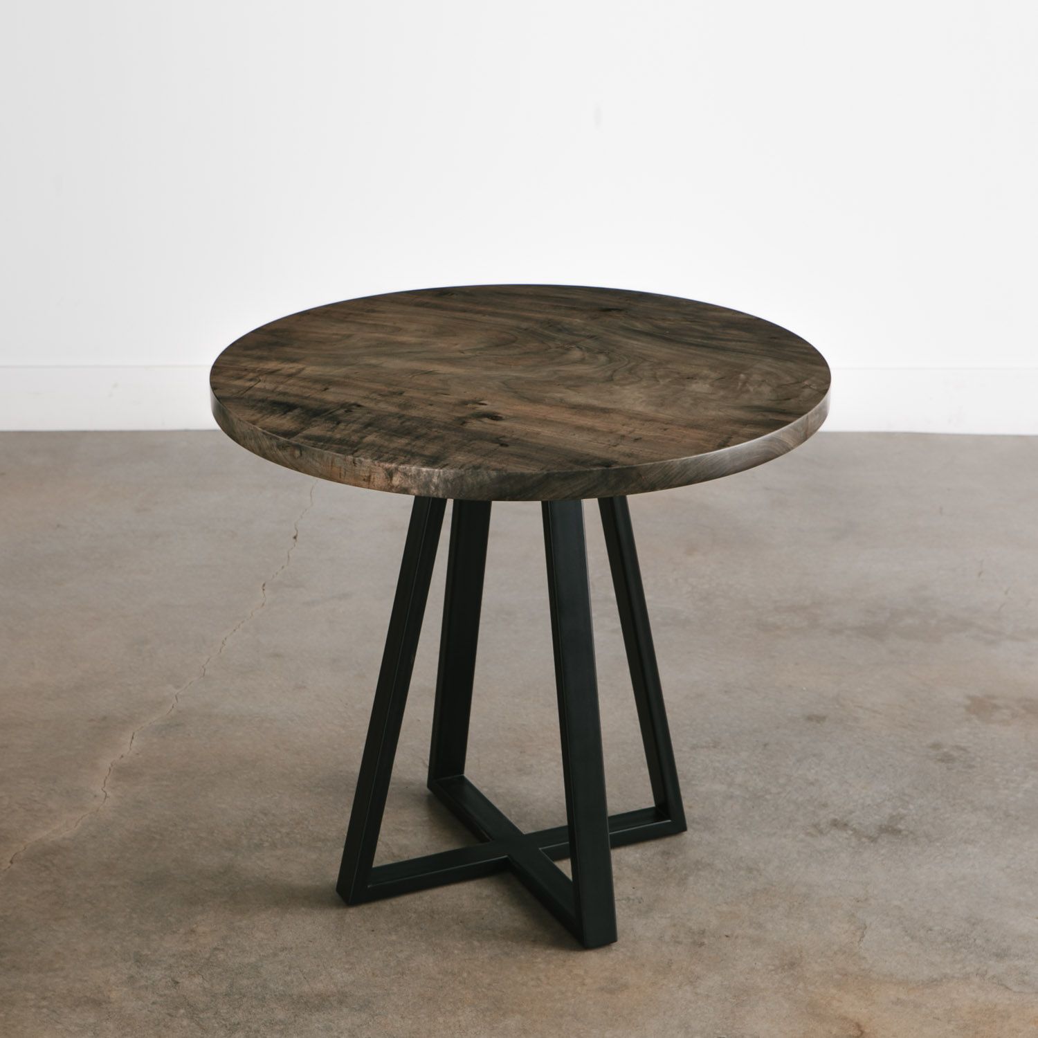Oxidized Maple Cafe Table No. 195 | Elko Hardwoods With Oxidized Coffee Tables (Photo 12 of 15)
