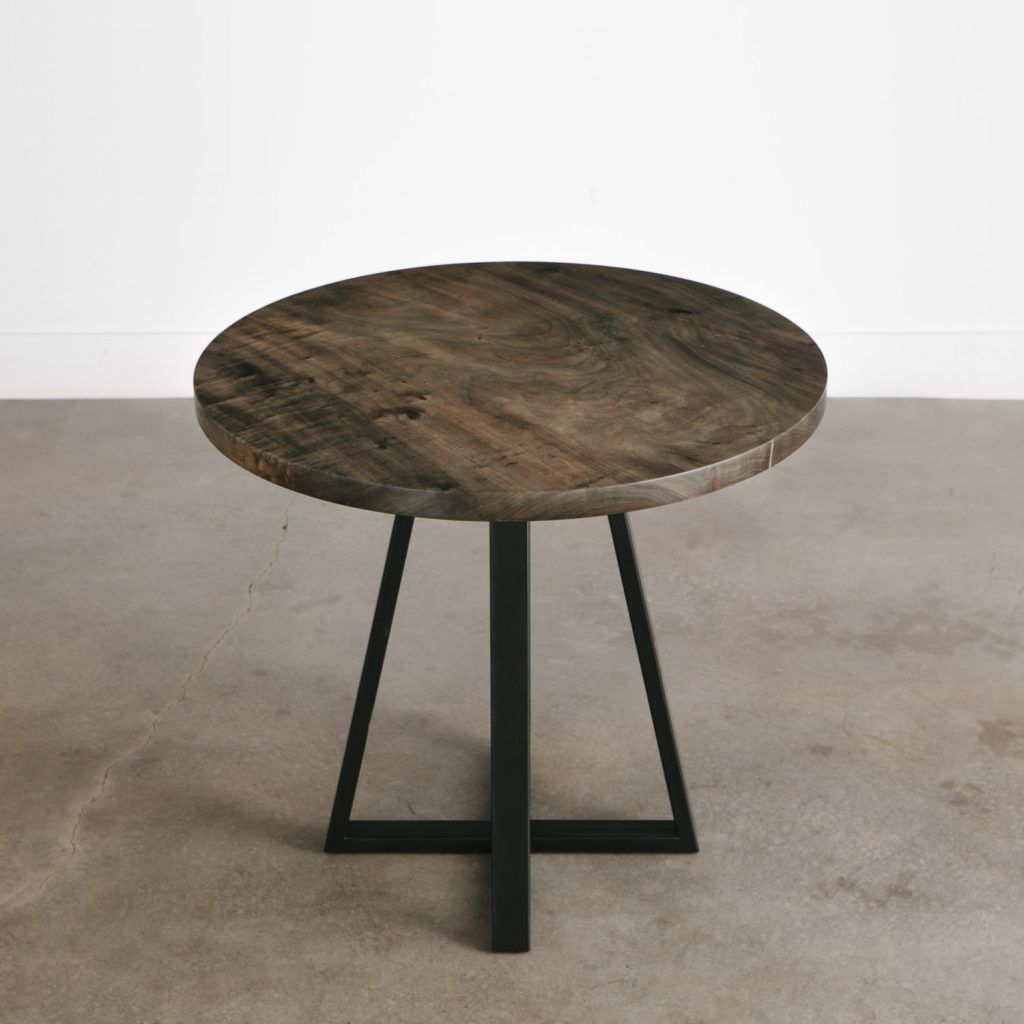 Oxidized Maple Cafe Table No. 195 | Elko Hardwoods Within Oxidized Coffee Tables (Photo 13 of 15)