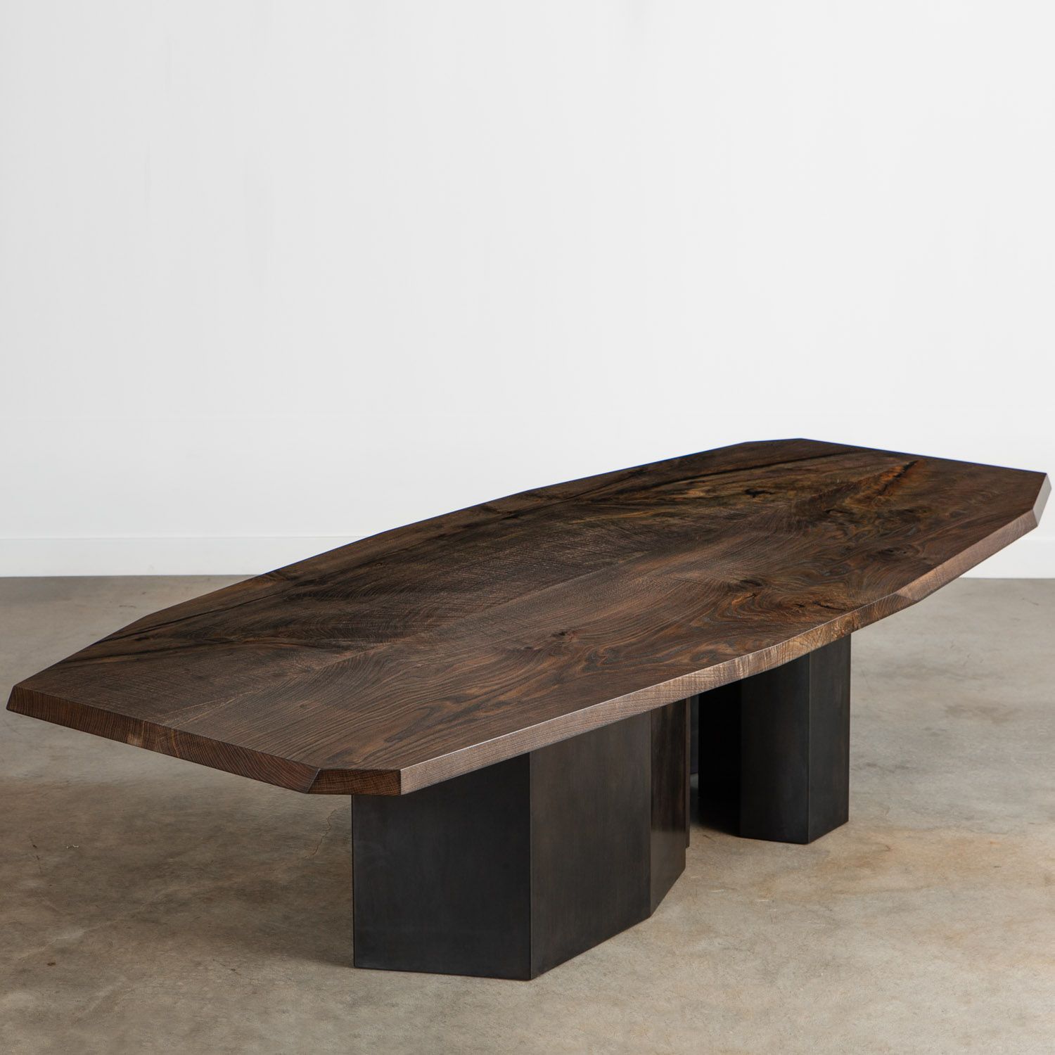 Oxidized Oak Dining Table No. 320 | Elko Hardwoods Intended For Oxidized Coffee Tables (Photo 6 of 15)