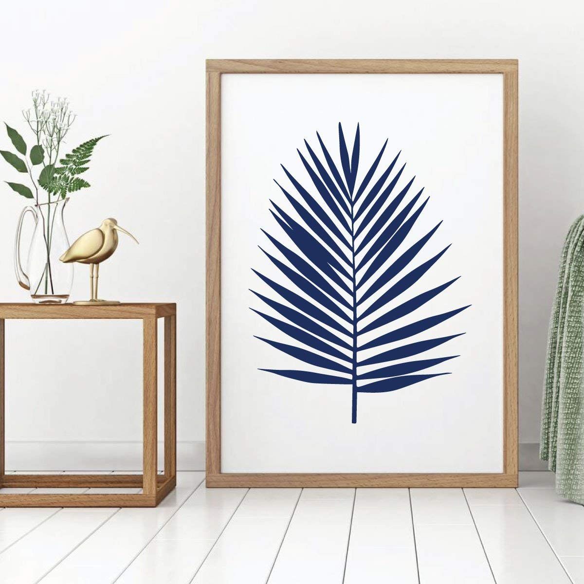 Palm Leaf Branch Vinyl Wall Vinyl Decor Wall Decal In Palm Leaves Wall Art (View 5 of 15)