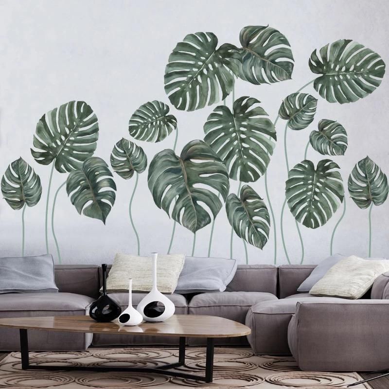 Palm Leaves Wall Decals | Wall Decals, Interior Walls, Decor Within Palm Leaves Wall Art (View 13 of 15)