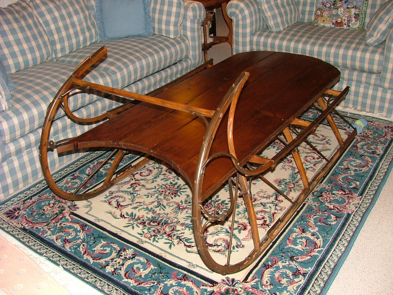 Pinharlan Brubaker On Antique And Collectable Sleds Within Swan Black Coffee Tables (View 11 of 15)