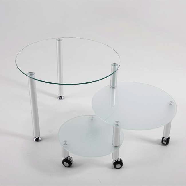 Polis Round Functional 3 Tier Coffee Table – Free Shipping With Regard To 3 Tier Coffee Tables (Photo 10 of 15)