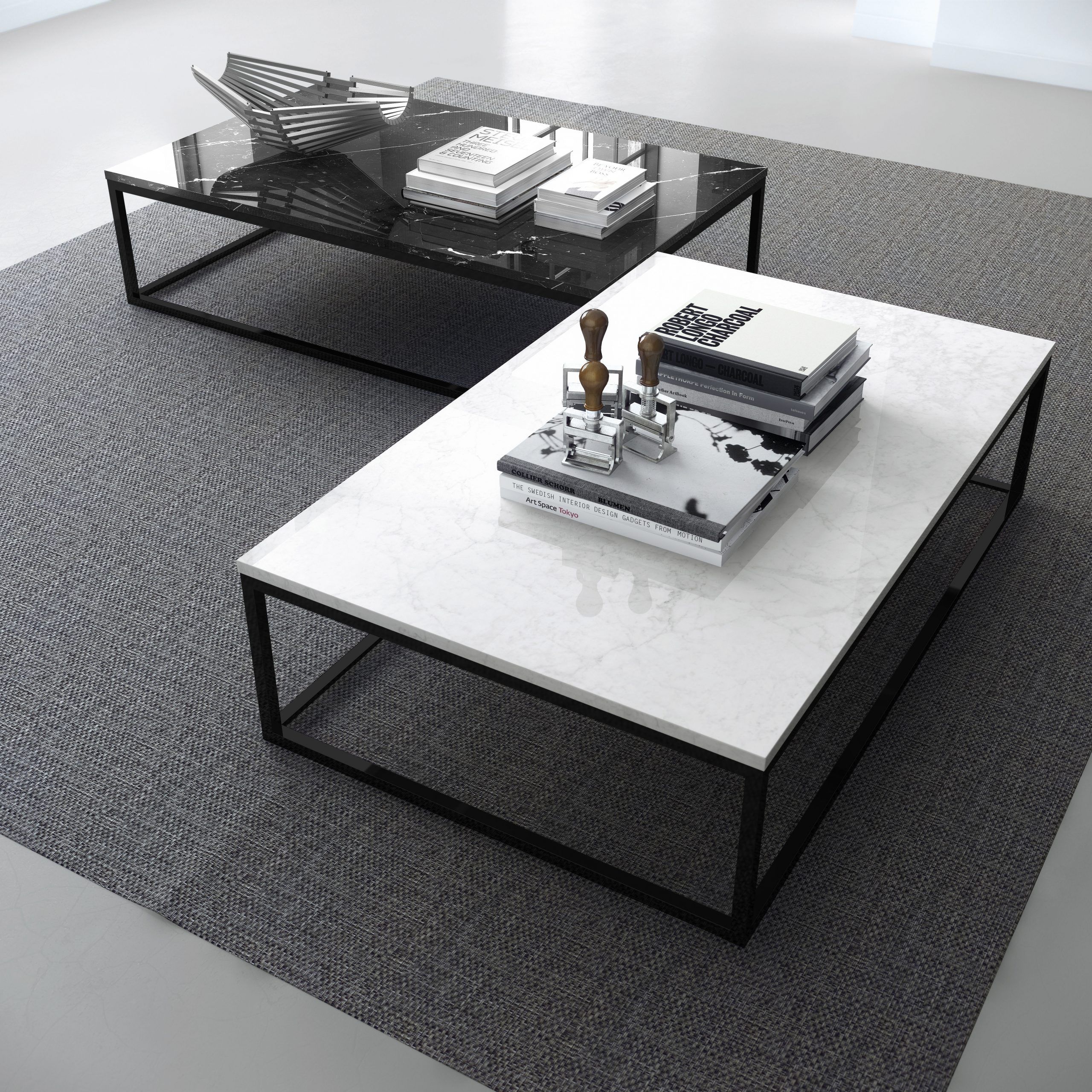 Pop Up Home Marble Coffee Table – White | Made In Design Uk Intended For Marble And White Coffee Tables (View 3 of 15)