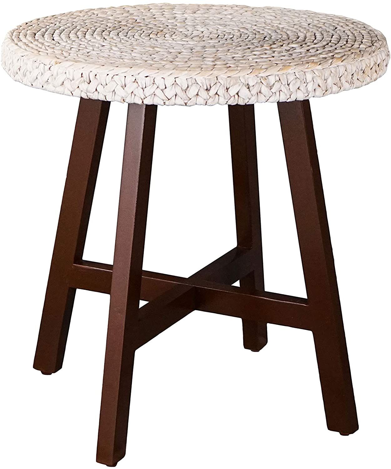 Randefurn Seagrass Side Table Round Accent End Table Inside Natural Seagrass Coffee Tables (View 3 of 15)