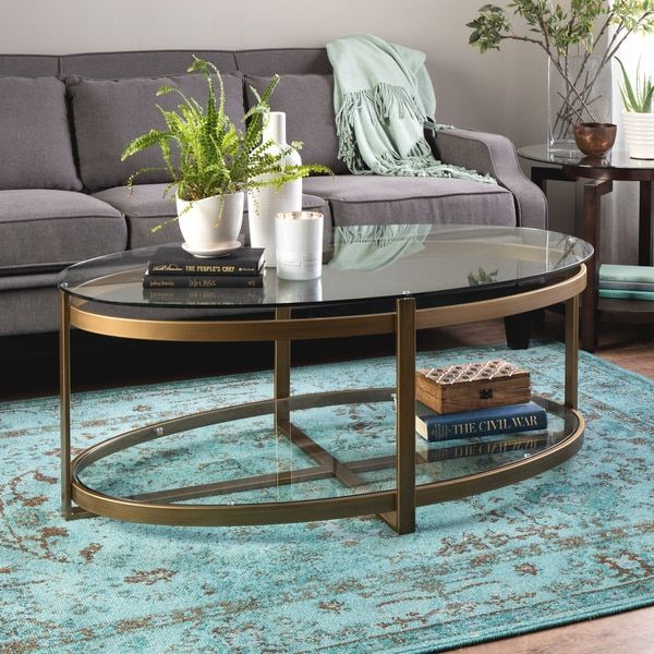Retro Glitz Glass/ Metal Coffee Table – Free Shipping Pertaining To Glass And Pewter Coffee Tables (View 15 of 15)