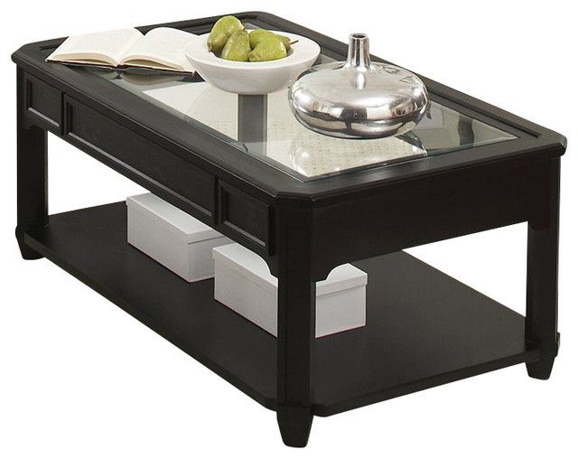 Riverside Furniture Farrington Glass Top Rectangular Intended For Rectangular Glass Top Coffee Tables (Photo 15 of 15)