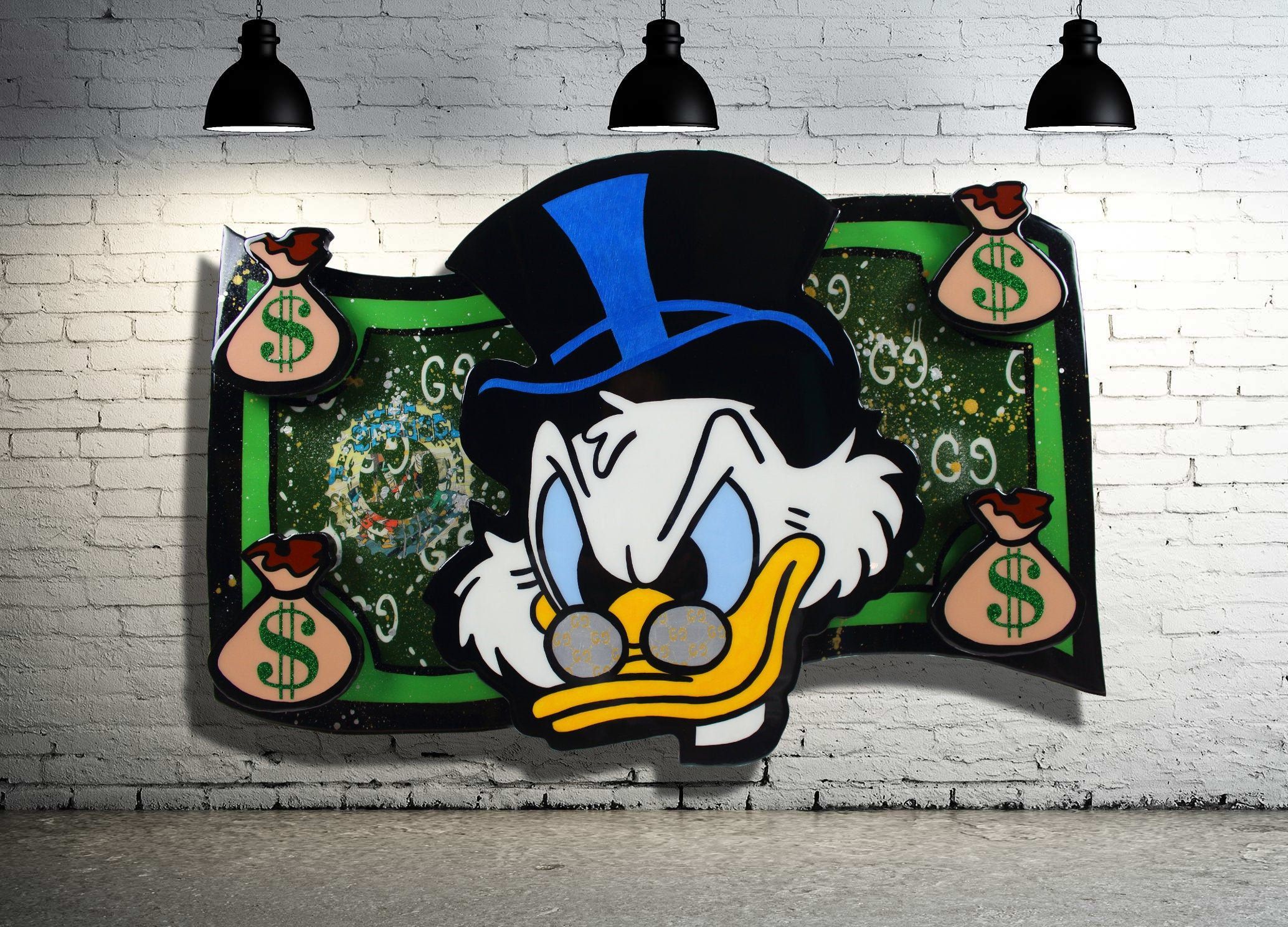 Scrooge Mcduck Home Decor Wall Art X Disney Cartoon In Pop Art Wood Wall Art (View 14 of 15)