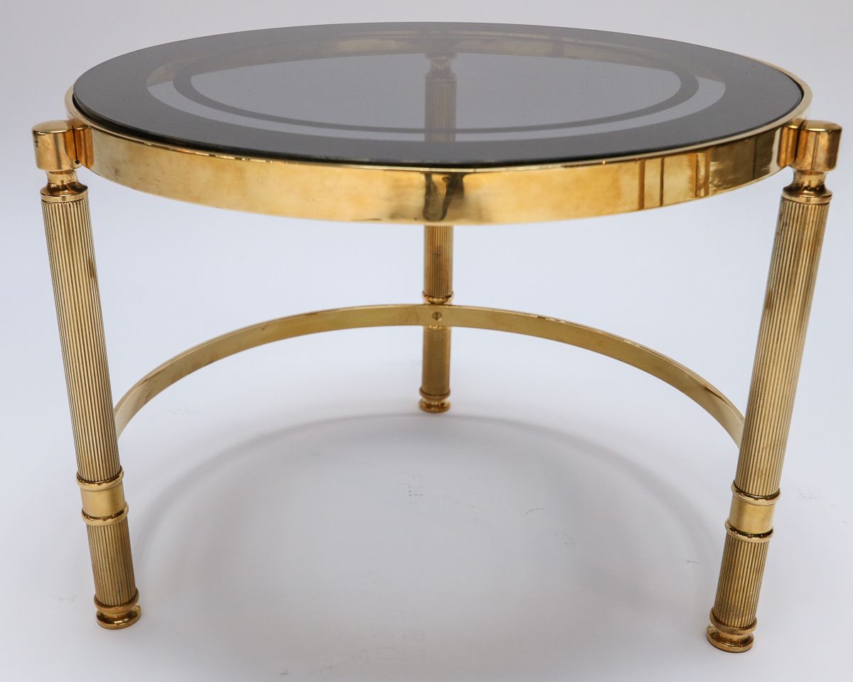 Featured Photo of 15 Inspirations Brass Smoked Glass Cocktail Tables
