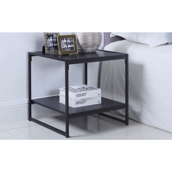 Shop Modern 20 Inch Square Side Table / End Table / Coffee For Square Modern Accent Tables (View 14 of 15)