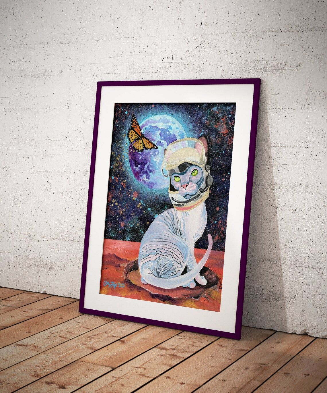 Sphynx Art Print Sphinx Cat Wall Art Cat Surrealist Art | Etsy Throughout Spinx Wall Art (View 2 of 15)