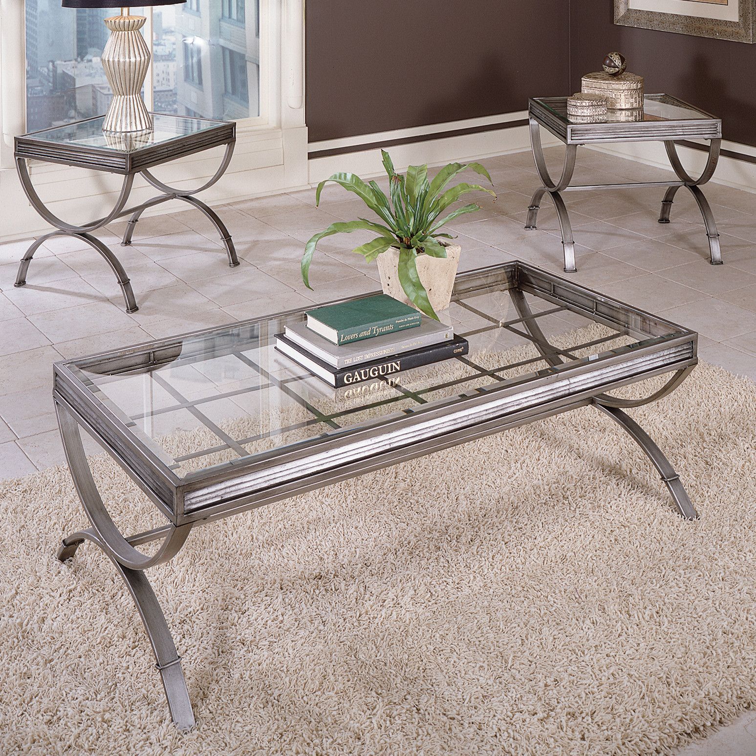 Steve Silver Furniture Emerson 3 Piece Coffee Table Set Within 3 Piece Coffee Tables (View 9 of 15)