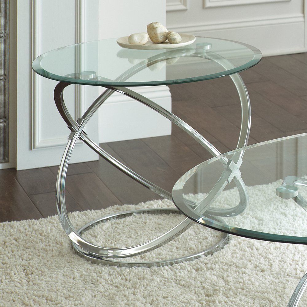 Steve Silver Glass Coffee Table Collection Atemberaubend In Silver Coffee Tables (View 15 of 15)