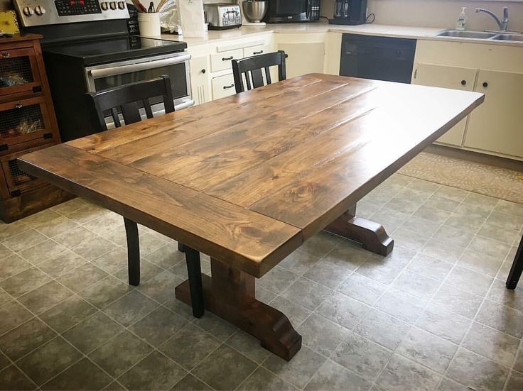Trestle Farm House Table (View 5 of 15)
