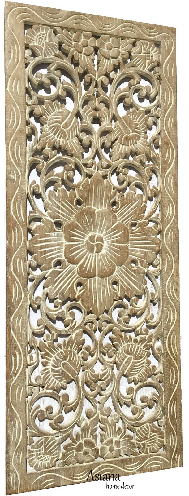 Tropical Wood Carving Wall Panels (View 6 of 15)