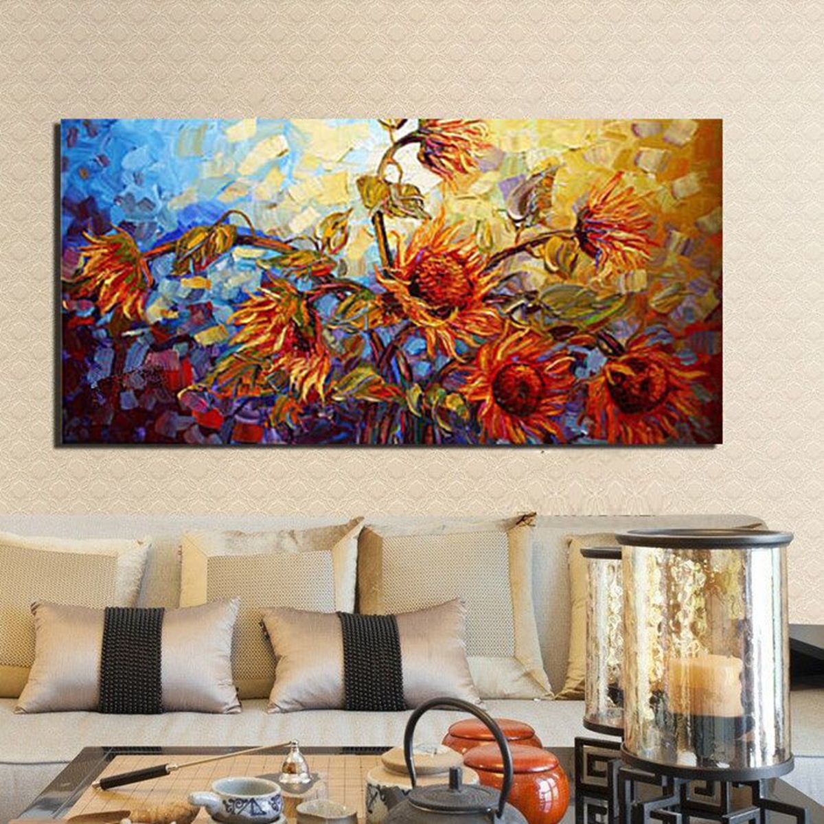 Unframed/framed Modern Canvas Oil Painting Print Picture With Modern Framed Art Prints (Photo 1 of 15)