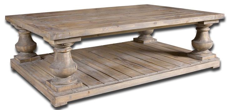 Uttermost – Stratford Cocktail Table – 24251 | Wood Within Smoked Barnwood Cocktail Tables (View 4 of 15)