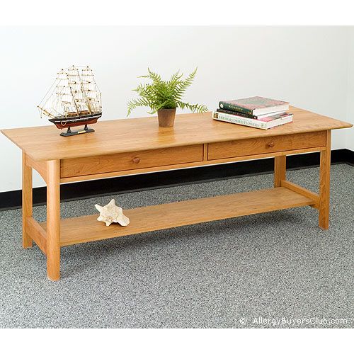 Vermont Furniture Heartwood 2 Drawer Coffee Table With Heartwood Cherry Wood Coffee Tables (View 6 of 15)