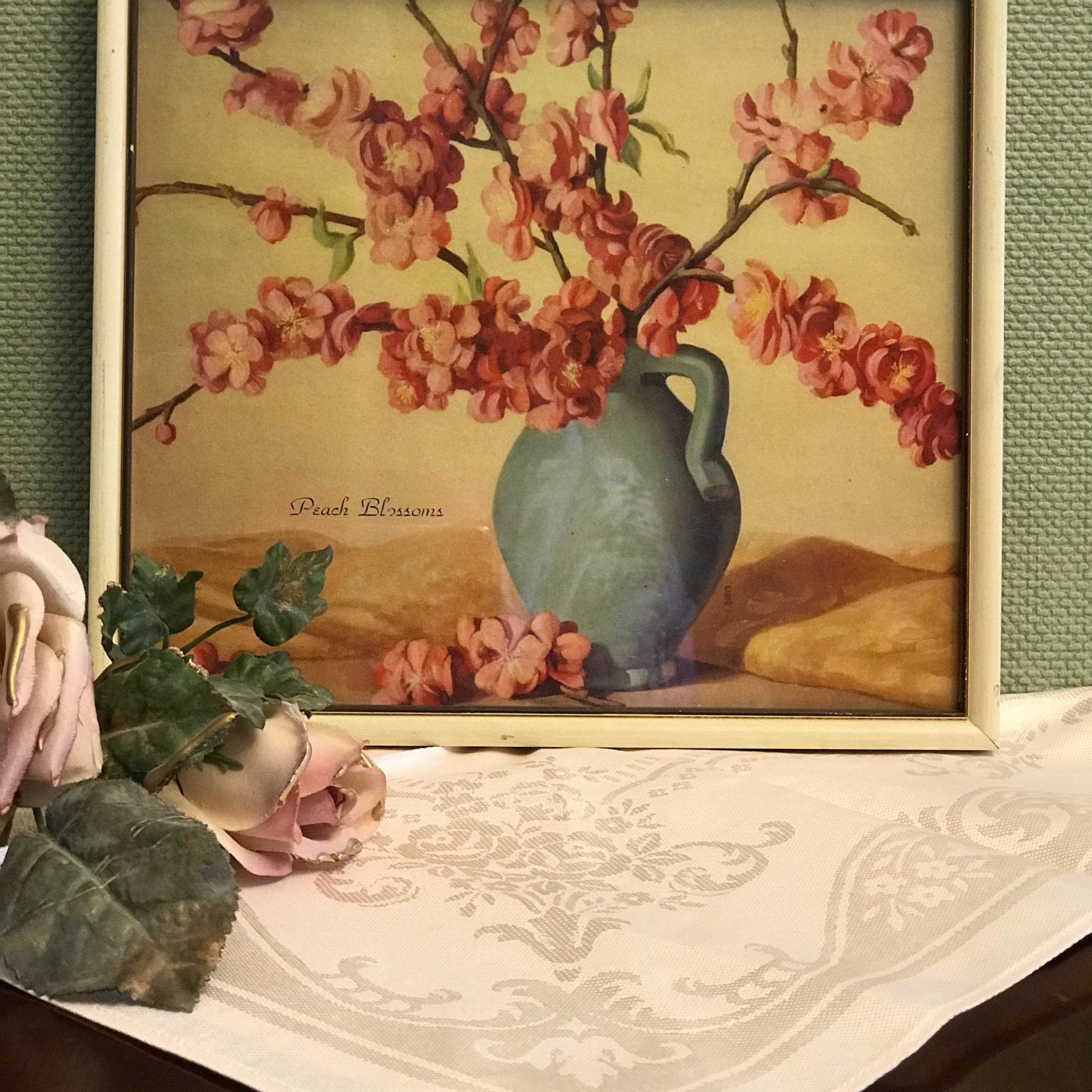 Vintage Floral Prints, Framed Under Glass Botanical Prints Inside Sunshine Framed Art Prints (View 15 of 15)